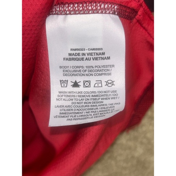 Nike Tiger Woods Collection Dri-FIT Golf Polo Shirt Mens M Red Floral DH0919-677 - Picture 5 of 8